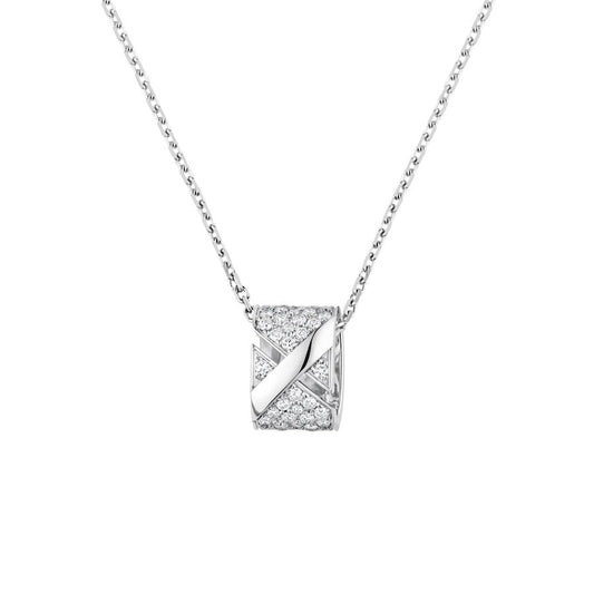 [Psychic Jewelrys]LIENS EVIDENCE DIAMOND PAVED NECKLACE