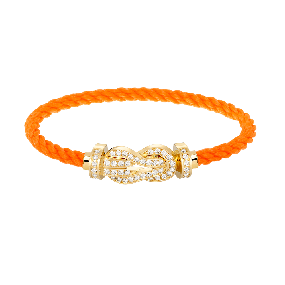 [Psychic Jewelrys]CHANCE LARGE 8 FIGURE BUCKLE FULLDIAMOND BRACELET GOLD