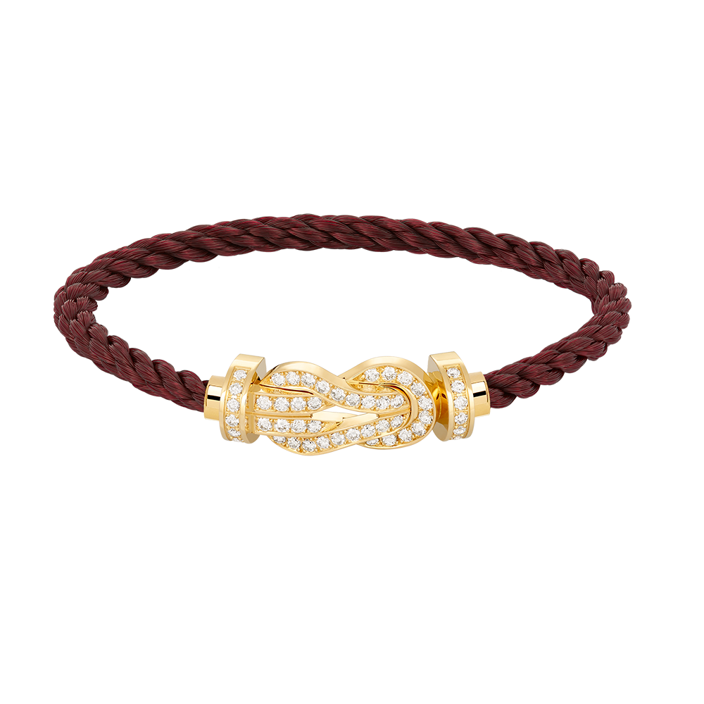 [Psychic Jewelrys]CHANCE LARGE 8 FIGURE BUCKLE FULLDIAMOND BRACELET GOLD