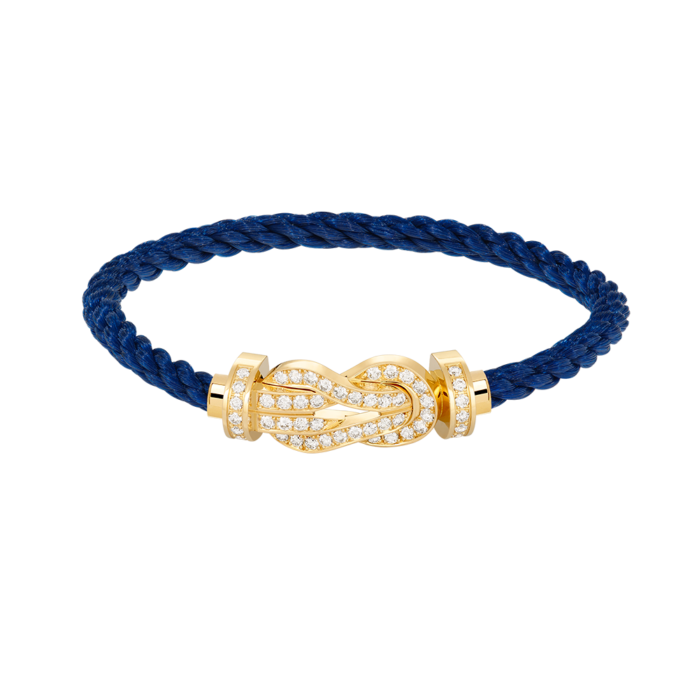 [Psychic Jewelrys]CHANCE LARGE 8 FIGURE BUCKLE FULLDIAMOND BRACELET GOLD