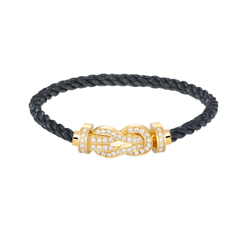 [Psychic Jewelrys]CHANCE LARGE 8 FIGURE BUCKLE FULLDIAMOND BRACELET GOLD