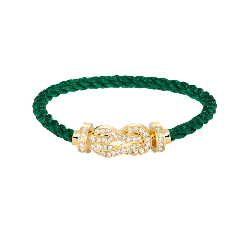 [Psychic Jewelrys]CHANCE LARGE 8 FIGURE BUCKLE FULLDIAMOND BRACELET GOLD