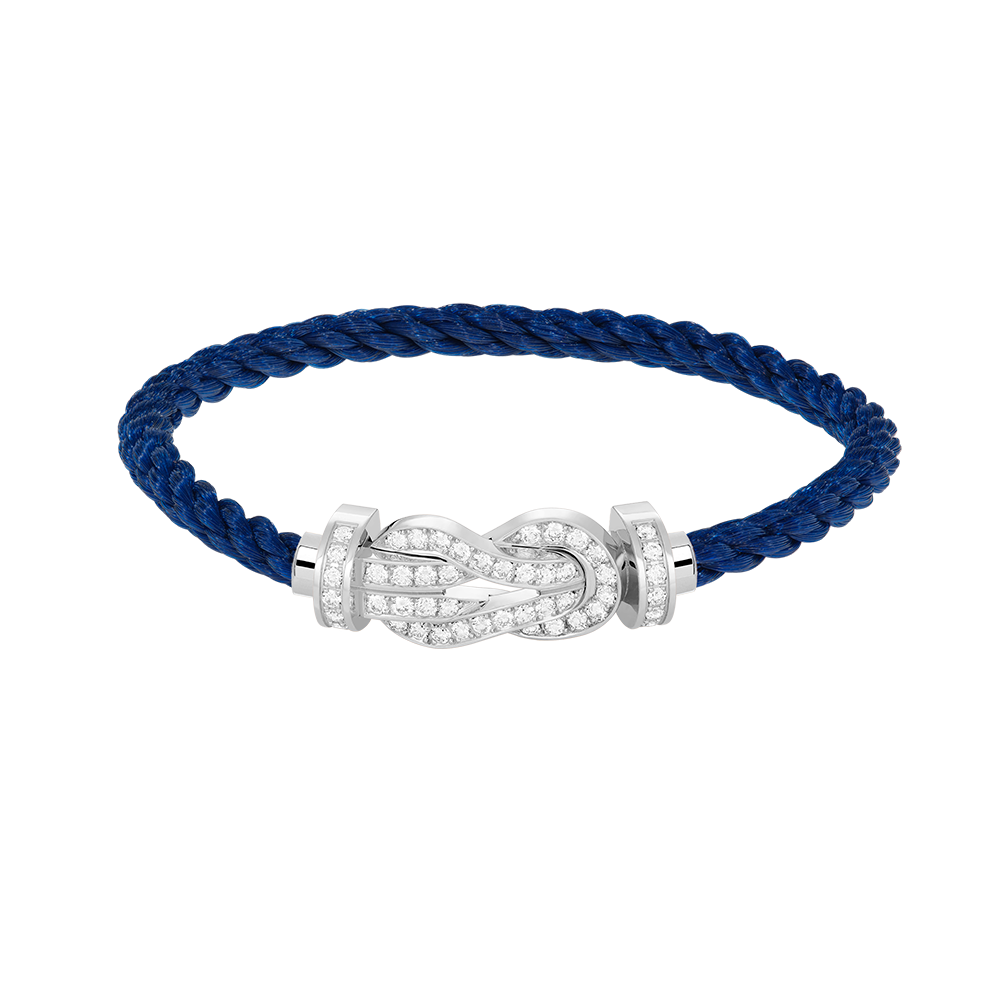 [Psychic Jewelrys]CHANCE LARGE 8 FIGURE BUCKLE FULL DIAMOND BRACELET SILVER