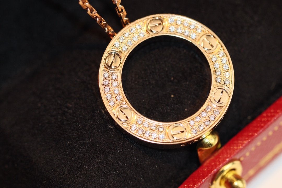 [Psychic Jewelrys]LOVE NECKLACE ADJUSTABLE ROSE GOLD
