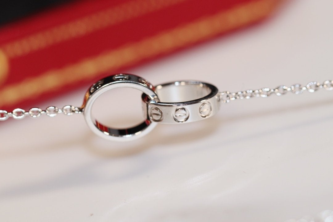 [Psychic Jewelrys]LOVE NECKLACE PINK GOLD AND SILVER