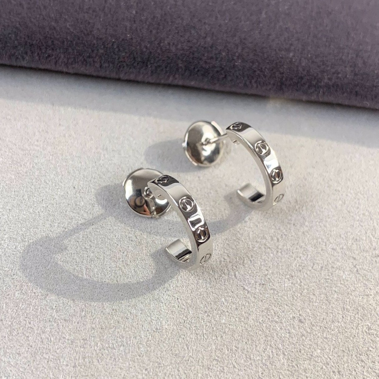 [Psychic Jewelrys]LOVE EARRINGS 2.65MM SILVER