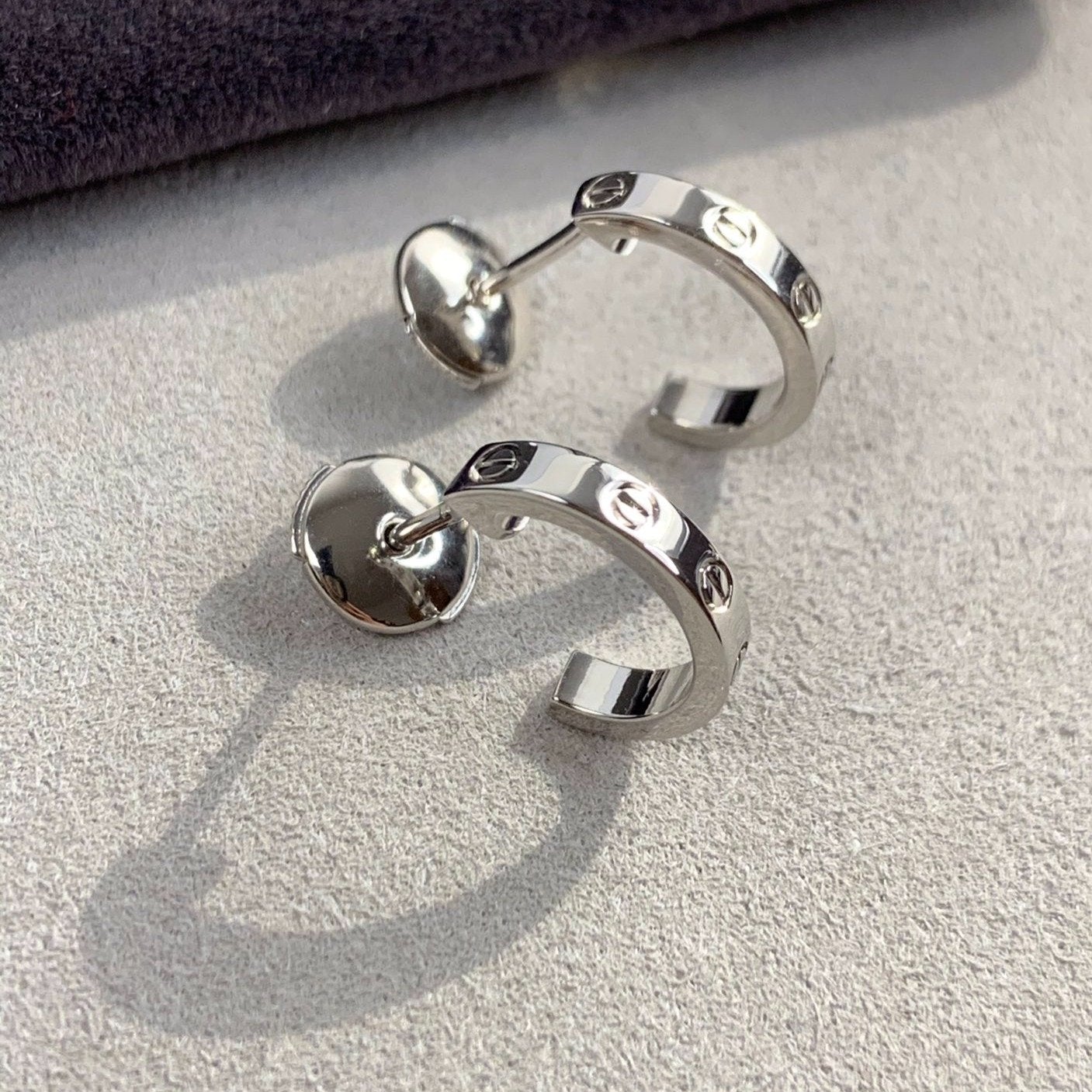 [Psychic Jewelrys]LOVE EARRINGS 2.65MM SILVER