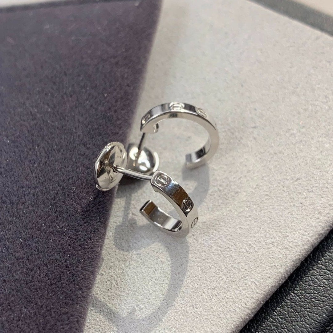 [Psychic Jewelrys]LOVE EARRINGS 2.65MM SILVER