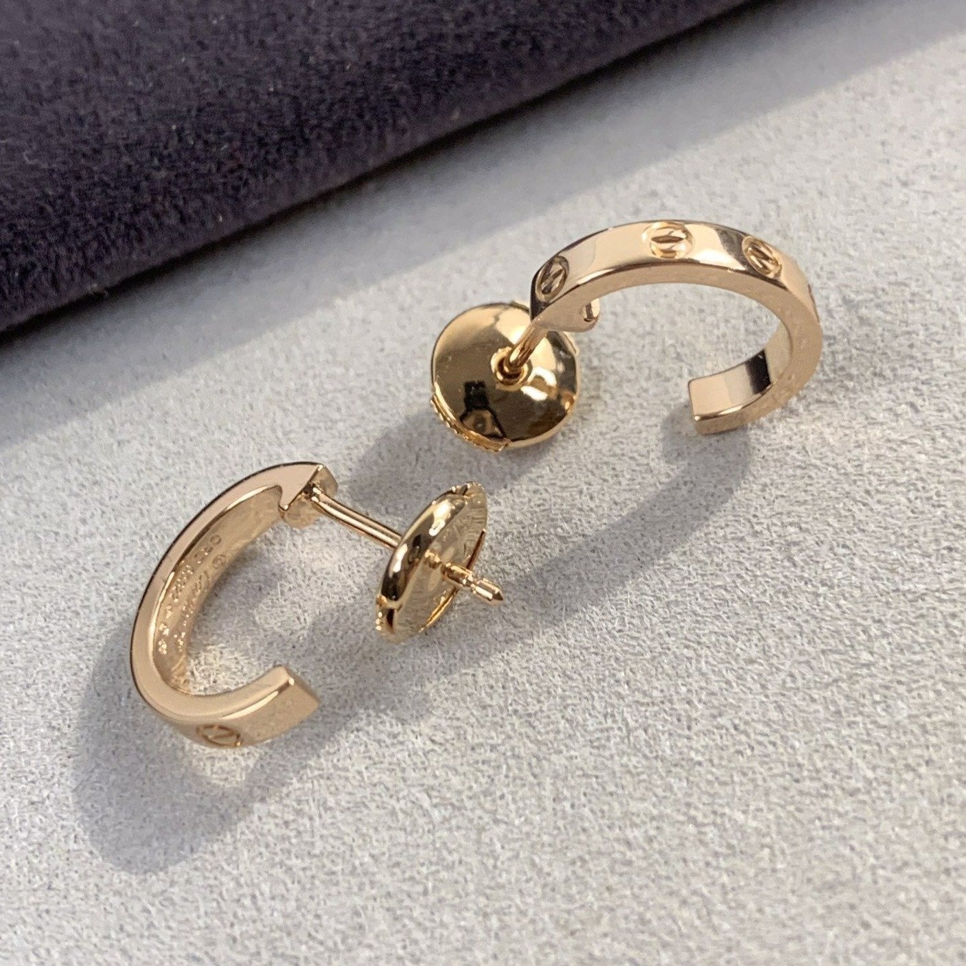 [Psychic Jewelrys]LOVE EARRINGS 2.65MM PINK GOLD