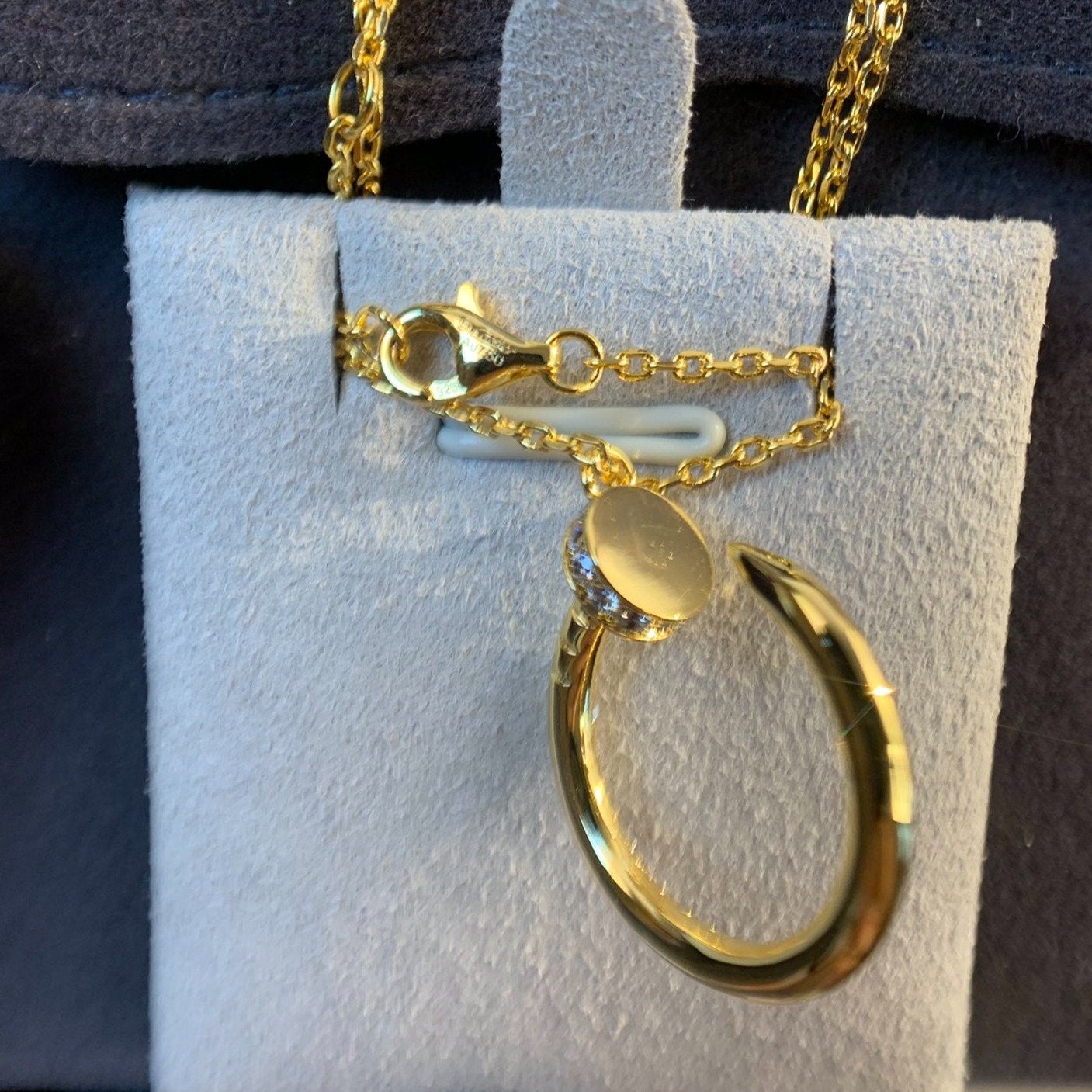 [Psychic Jewelrys]JUSTE NECKLACE GOLD DIAMONDS