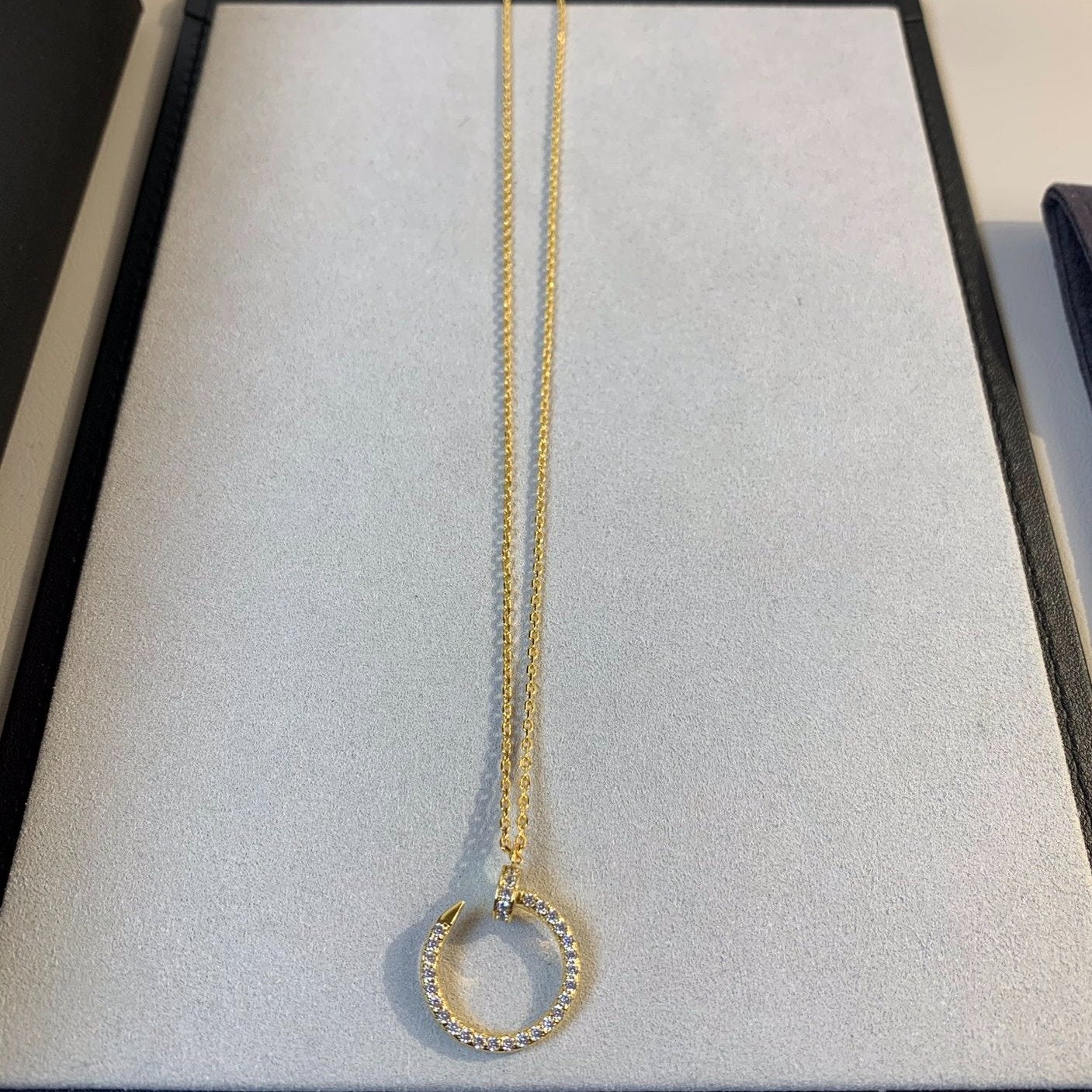 [Psychic Jewelrys]JUSTE NECKLACE GOLD DIAMONDS