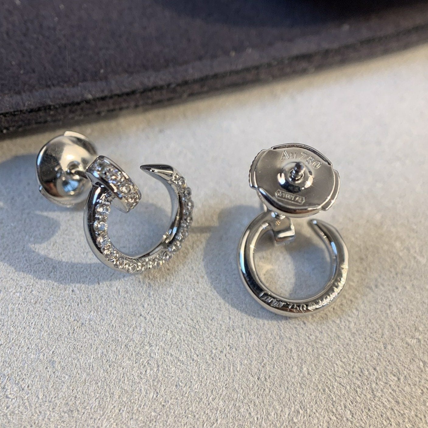 [Psychic Jewelrys]JUSTE EARRINGS SILVER DIAMONDS