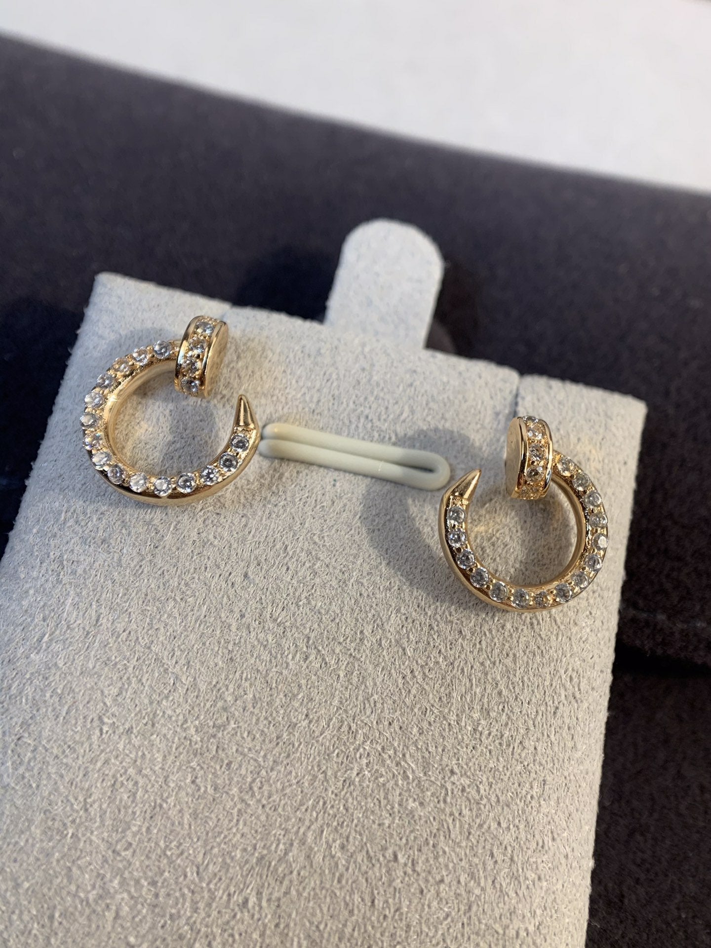 [Psychic Jewelrys]JUSTE EARRINGS GOLD DIAMONDS
