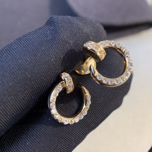 [Psychic Jewelrys]JUSTE EARRINGS GOLD DIAMONDS