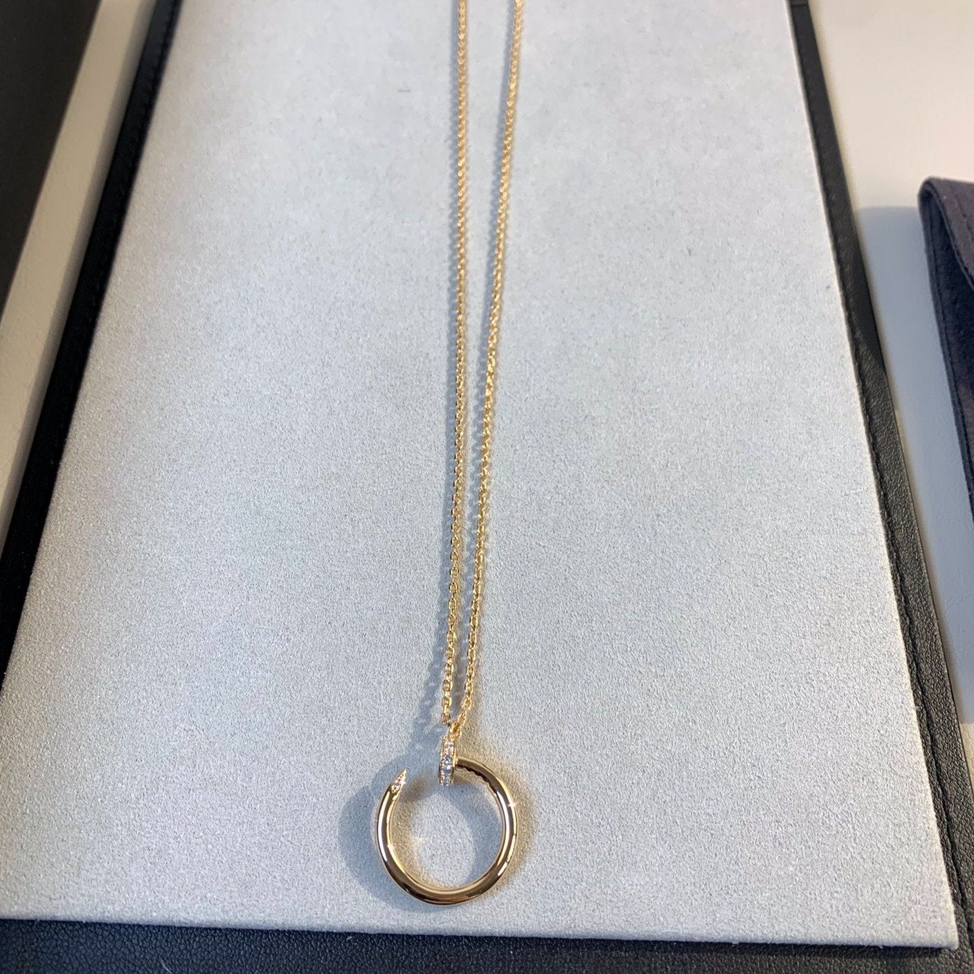 [Psychic Jewelrys]JUSTE NECKLACE PINK GOLD