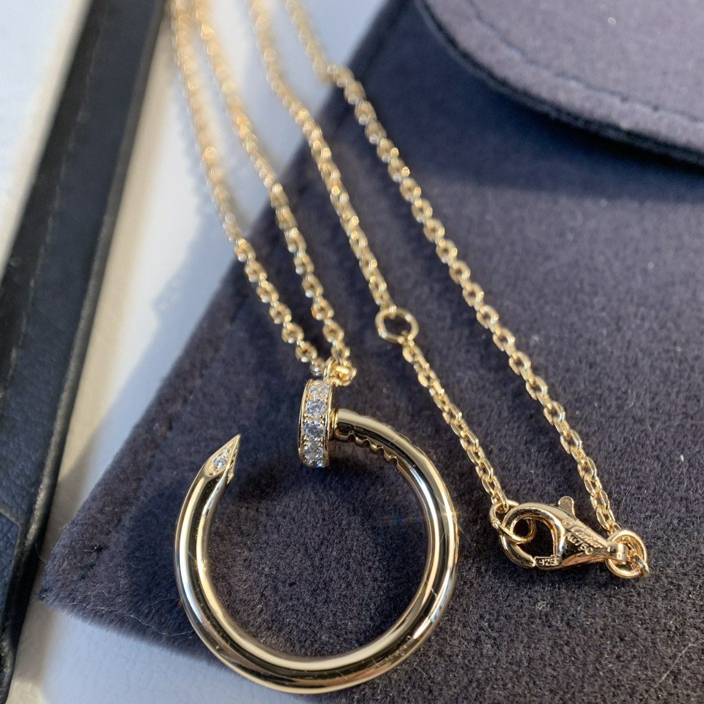 [Psychic Jewelrys]JUSTE NECKLACE PINK GOLD