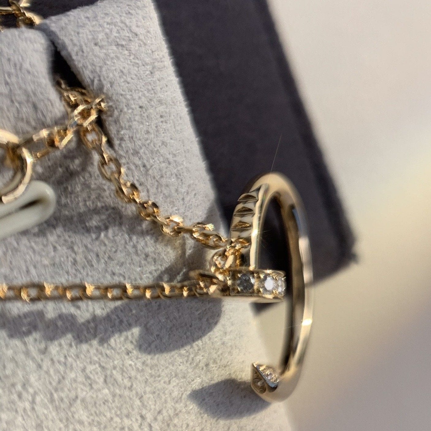 [Psychic Jewelrys]JUSTE NECKLACE PINK GOLD