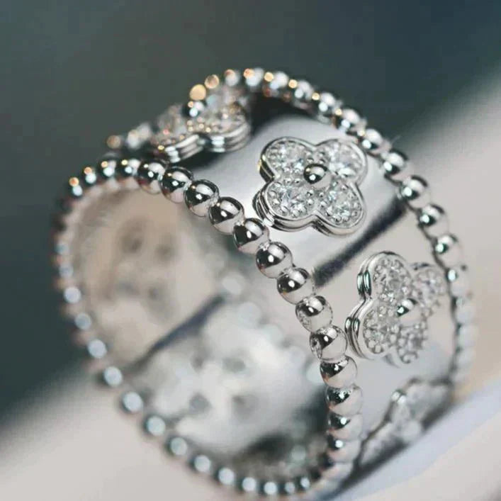[Psychic Jewelrys]CLOVER KALEIDOSCOPE RING 10MM