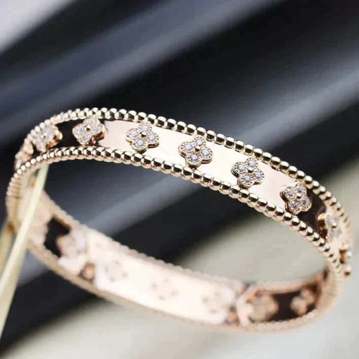 [Psychic Jewelrys]CLOVER BRACELET 8MM DIAMONDS