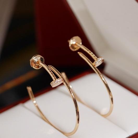 [Psychic Jewelrys]JUSTE EARRINGS DIAMONDS 1.8MM