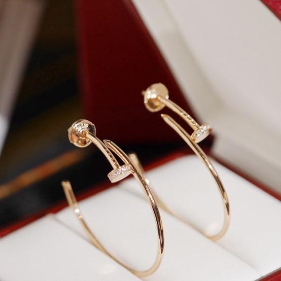[Psychic Jewelrys]JUSTE EARRINGS DIAMONDS 1.8MM