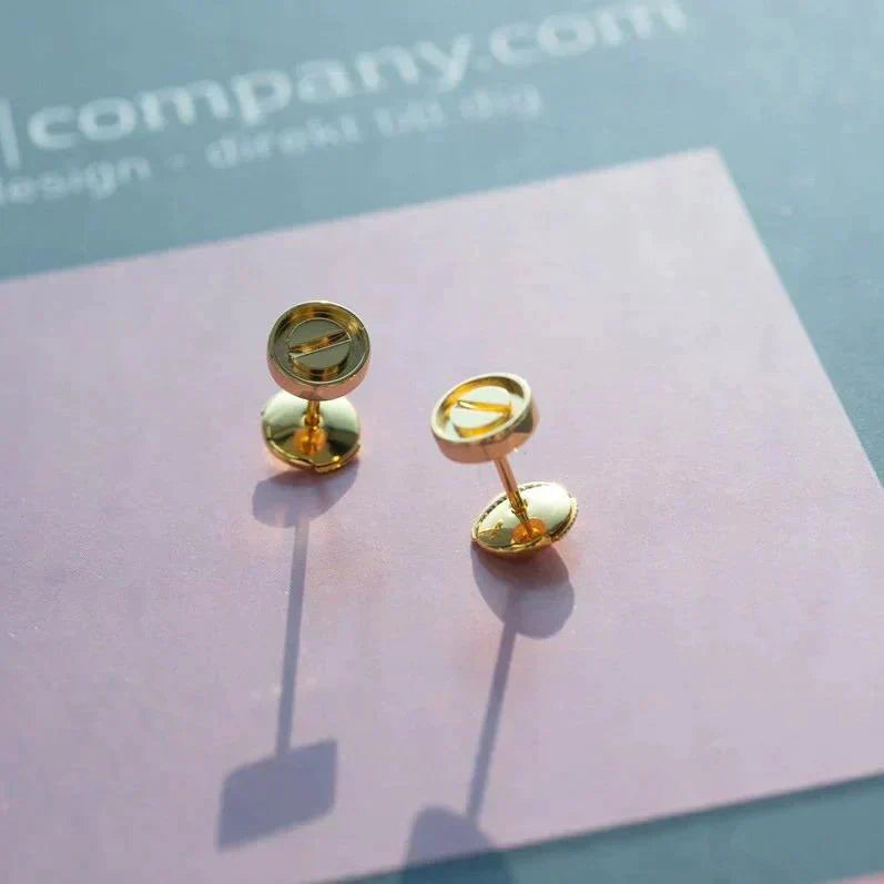 [Psychic Jewelrys]LOVE EARRINGS GOLD 10MM