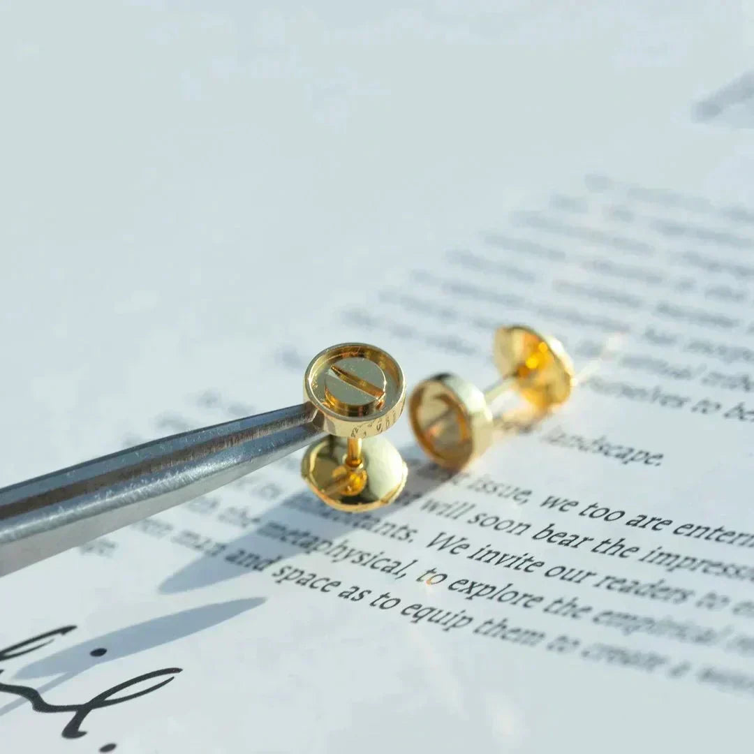 [Psychic Jewelrys]LOVE EARRINGS GOLD 10MM