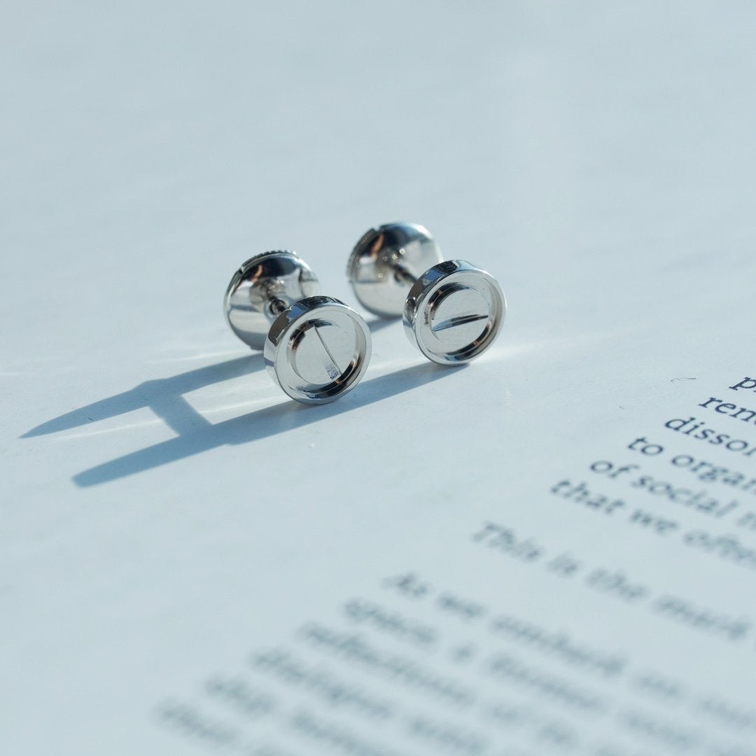 [Psychic Jewelrys]LOVE EARRINGS SILVER 10MM