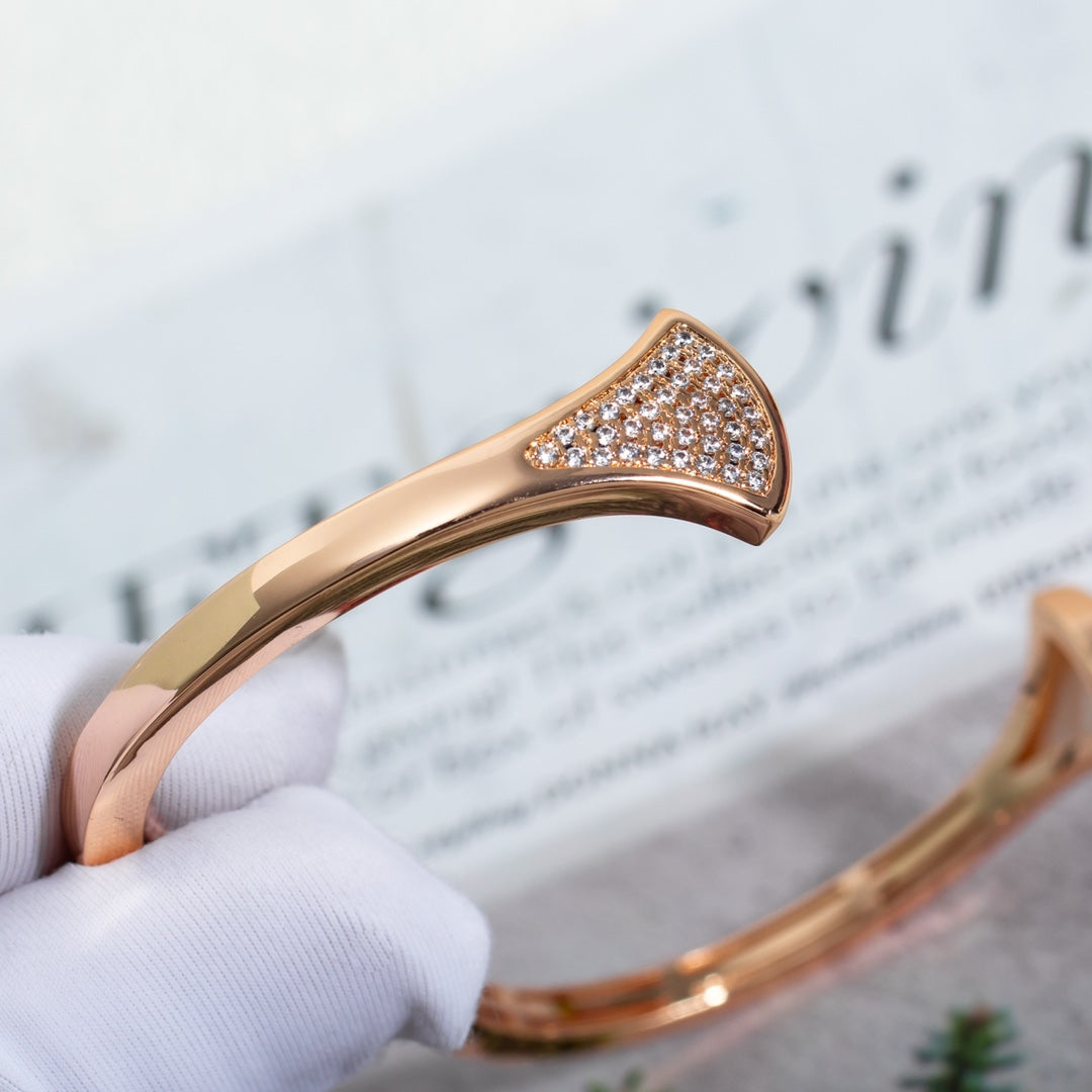 [Psychic Jewelrys]DREAM BRACELET OPEN PINK GOLD MOP DIAMOND