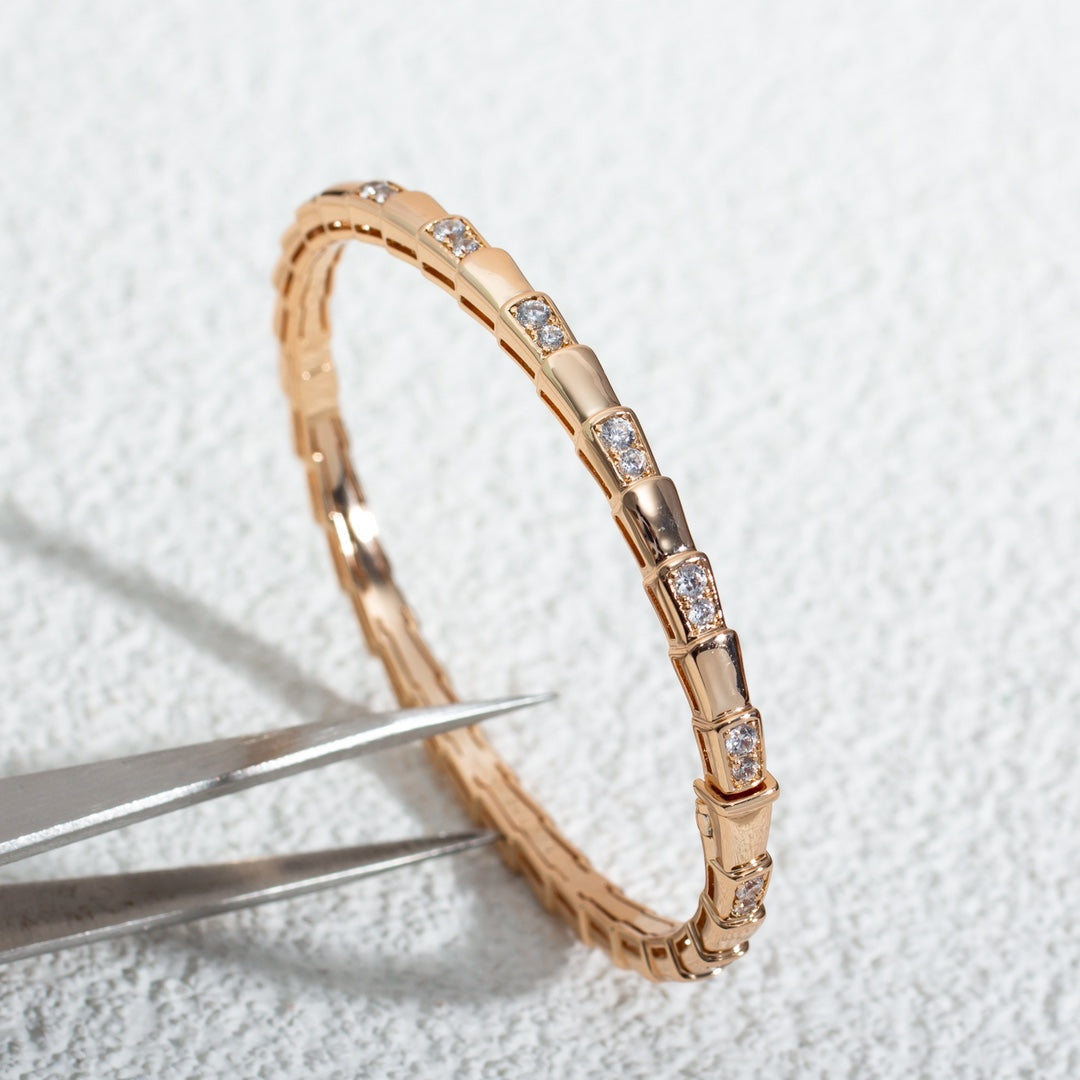 [Psychic Jewelrys]SERPENTI BRACELET PINK GOLD DIAMOND
