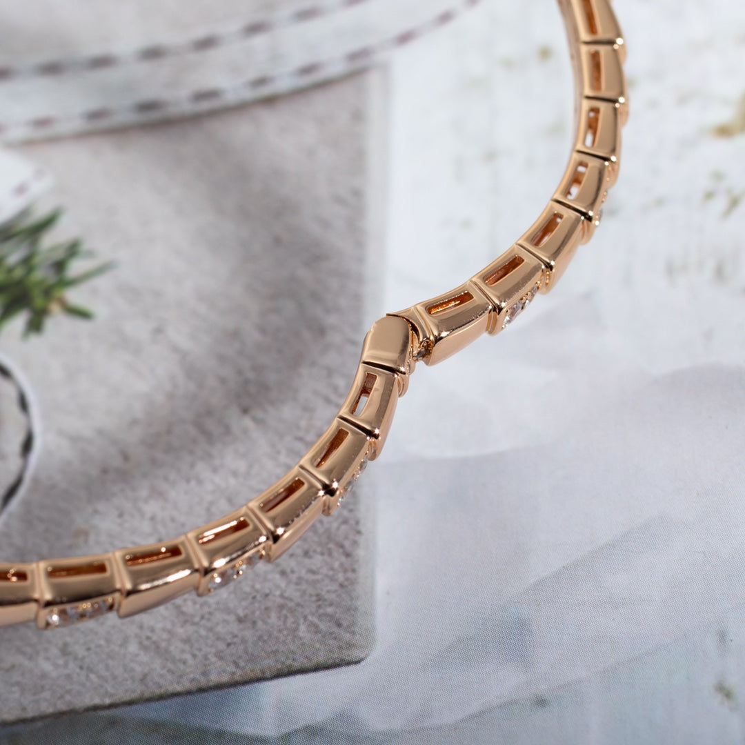 [Psychic Jewelrys]SERPENTI BRACELET PINK GOLD DIAMOND
