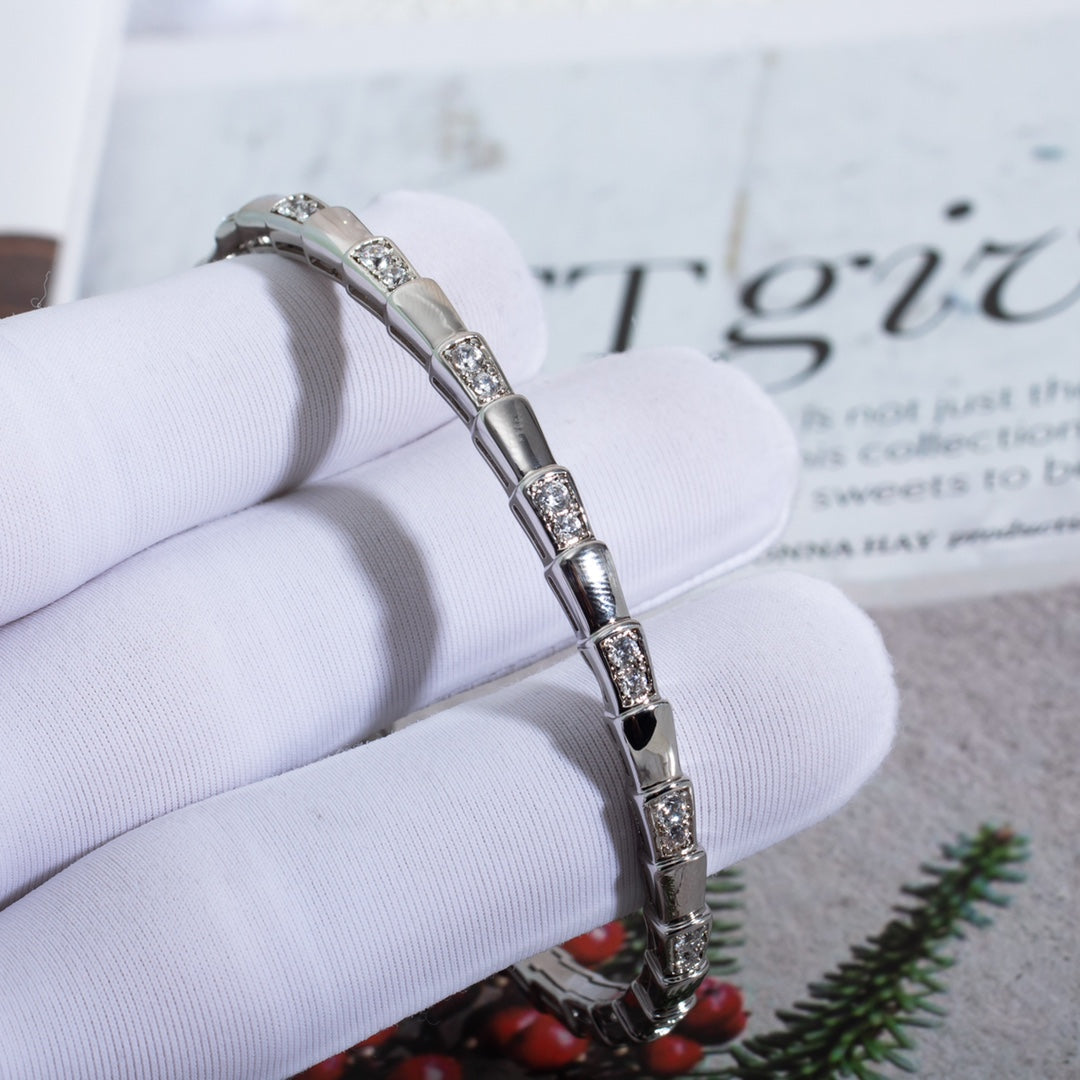 [Psychic Jewelrys]SERPENTI BRACELET SILVER DIAMOND