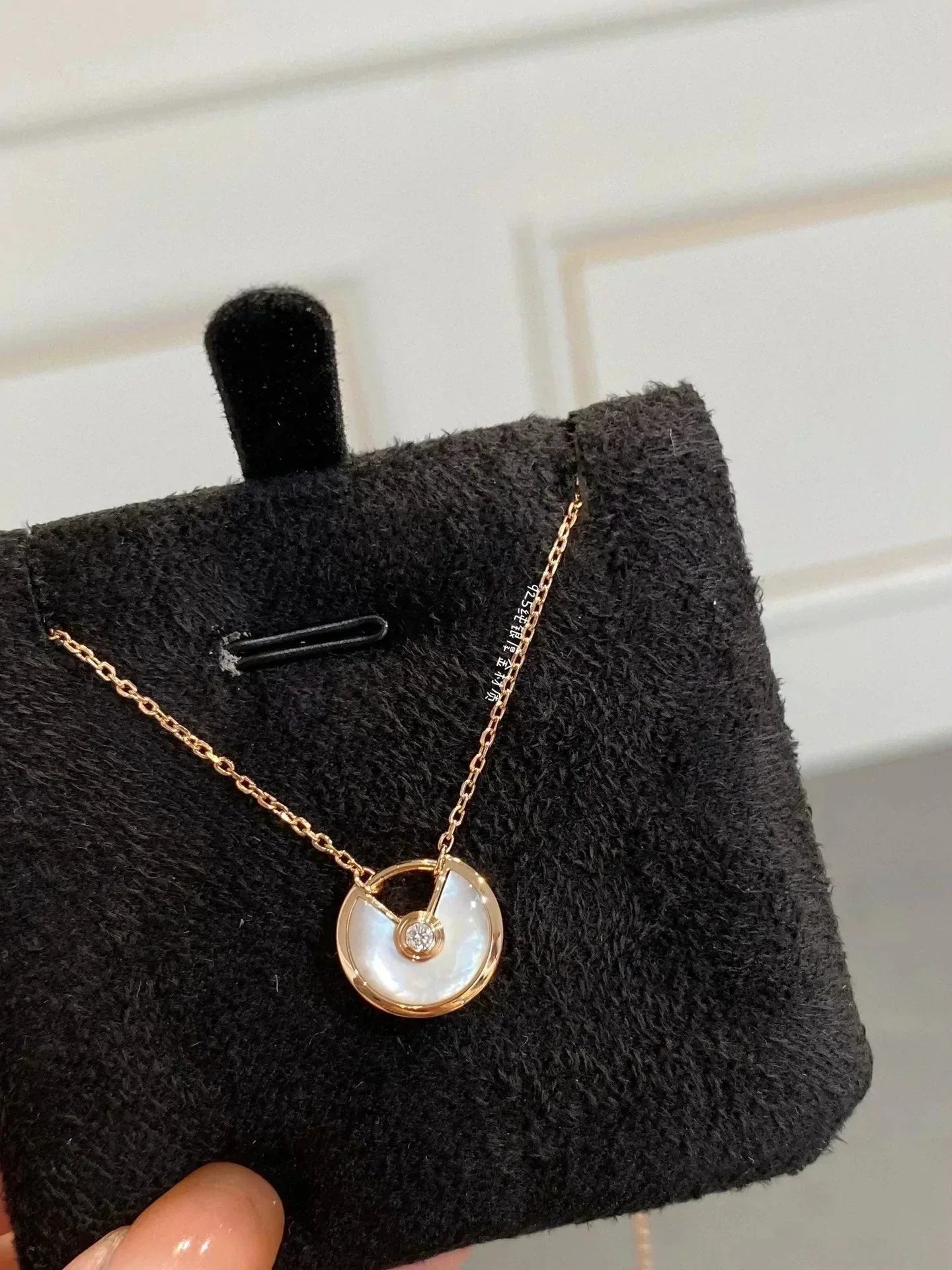 [Psychic Jewelrys]AMULETTE ROSE GOLD MOP NECKLACE