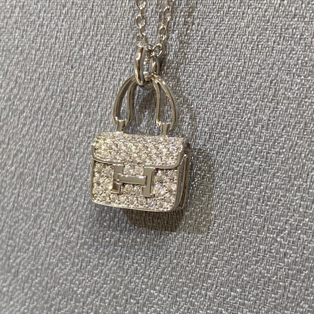 [Psychic Jewelrys]CONSTANCE PEDANT DIAMOND NECKLACE