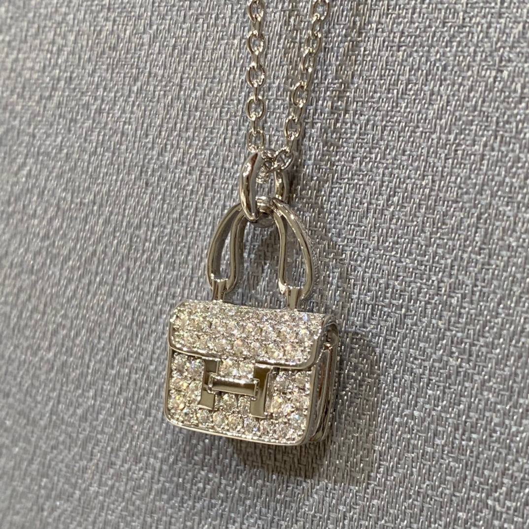 [Psychic Jewelrys]CONSTANCE PEDANT DIAMOND NECKLACE