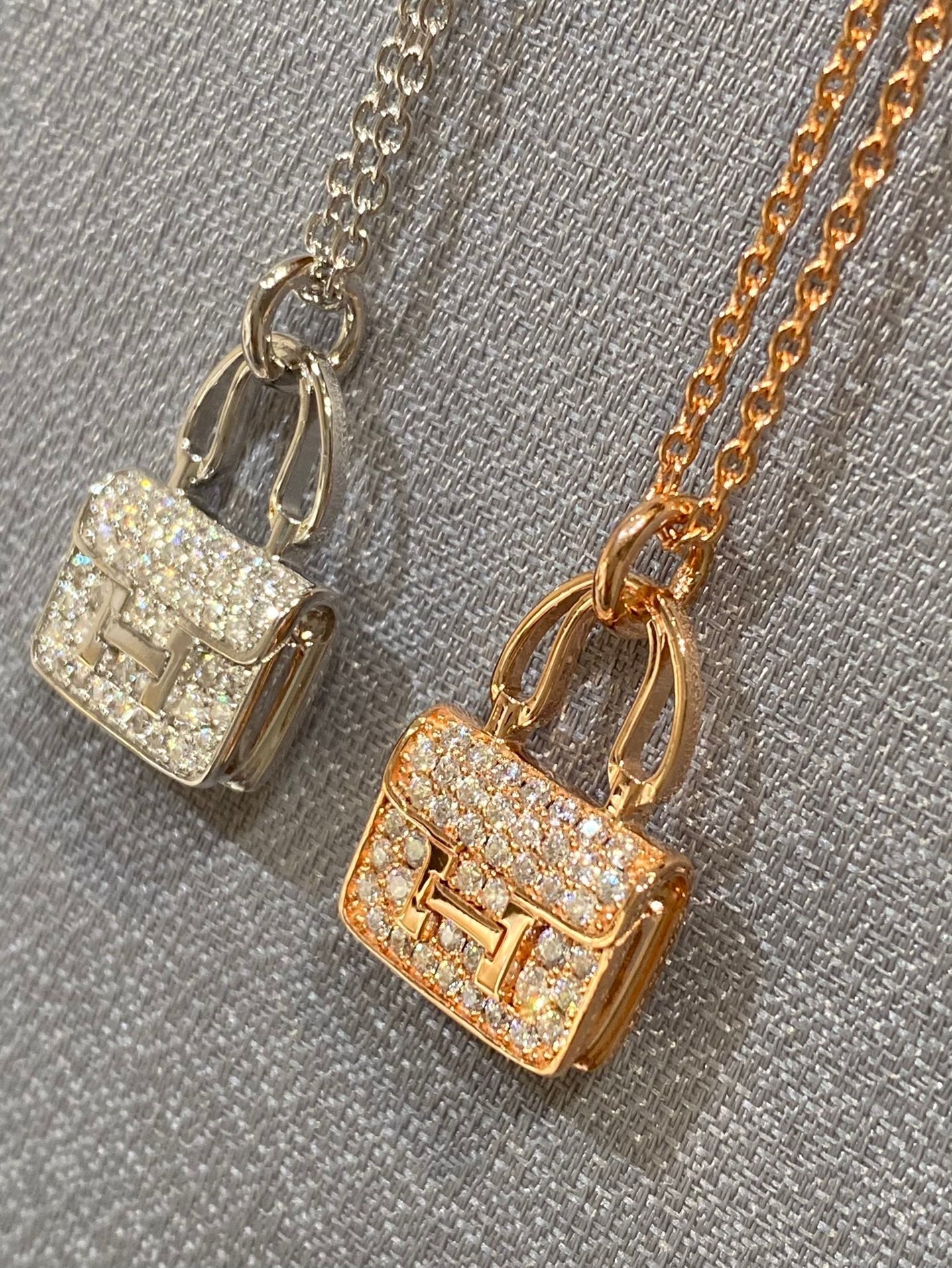 [Psychic Jewelrys]CONSTANCE PEDANT DIAMOND NECKLACE
