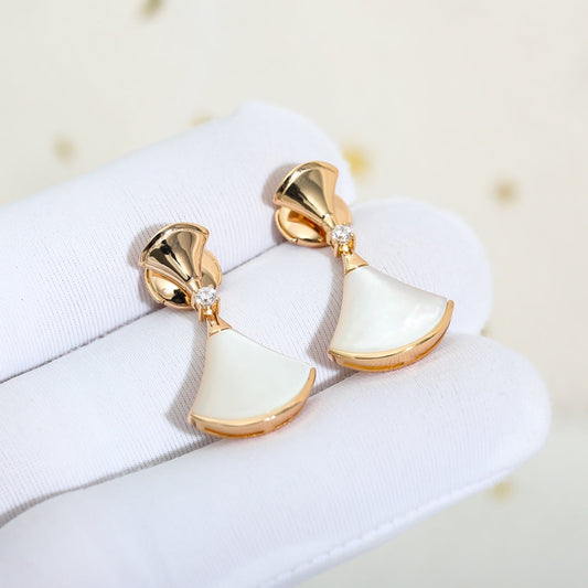 [Psychic Jewelrys]DREAM MOP PINK GOLD EARRINGS