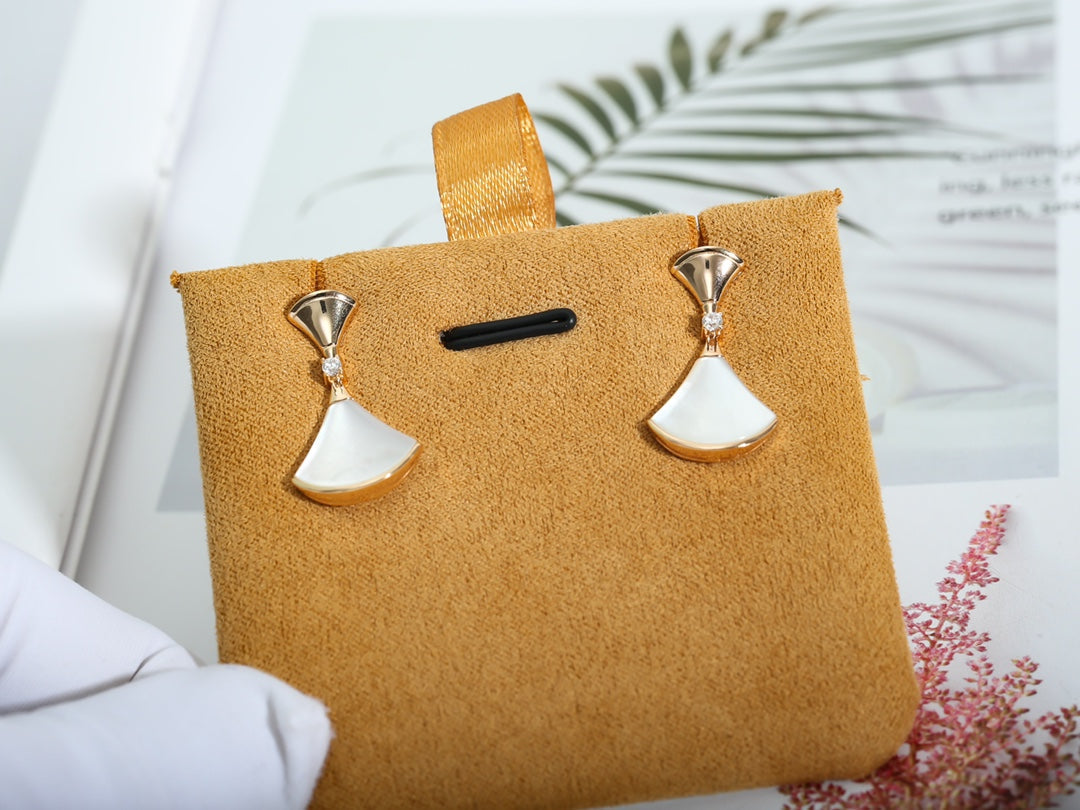 [Psychic Jewelrys]DREAM MOP PINK GOLD EARRINGS