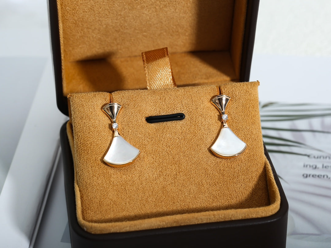 [Psychic Jewelrys]DREAM MOP PINK GOLD EARRINGS
