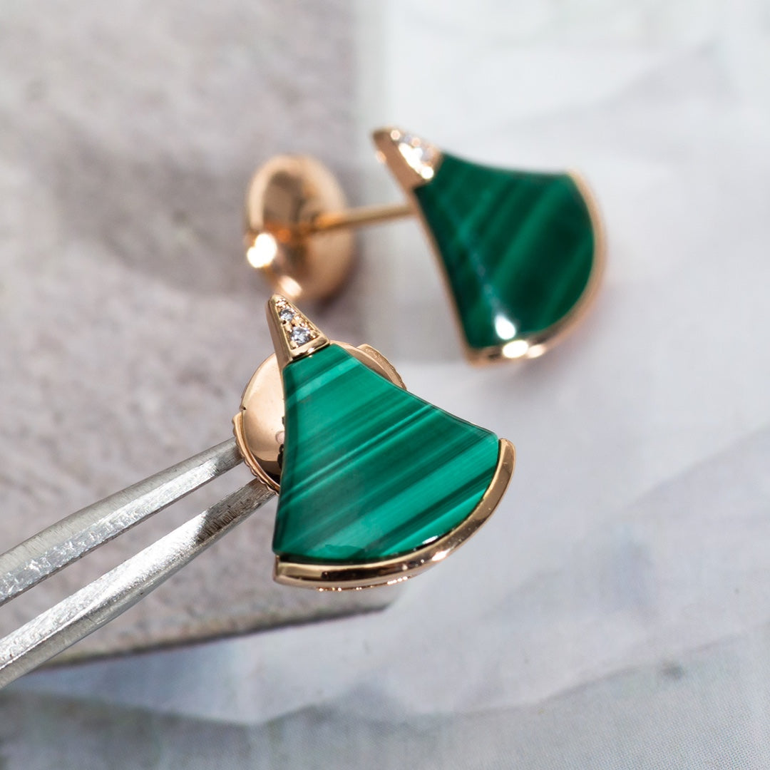 [Psychic Jewelrys]DIVAS DREAM EARRINGS PINK GOLD