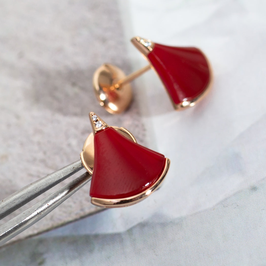 [Psychic Jewelrys]DIVAS DREAM EARRINGS PINK GOLD