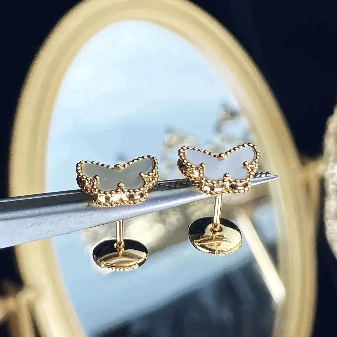 [Psychic Jewelrys]SWEET BUTTERFLY MOP EARSTUDS