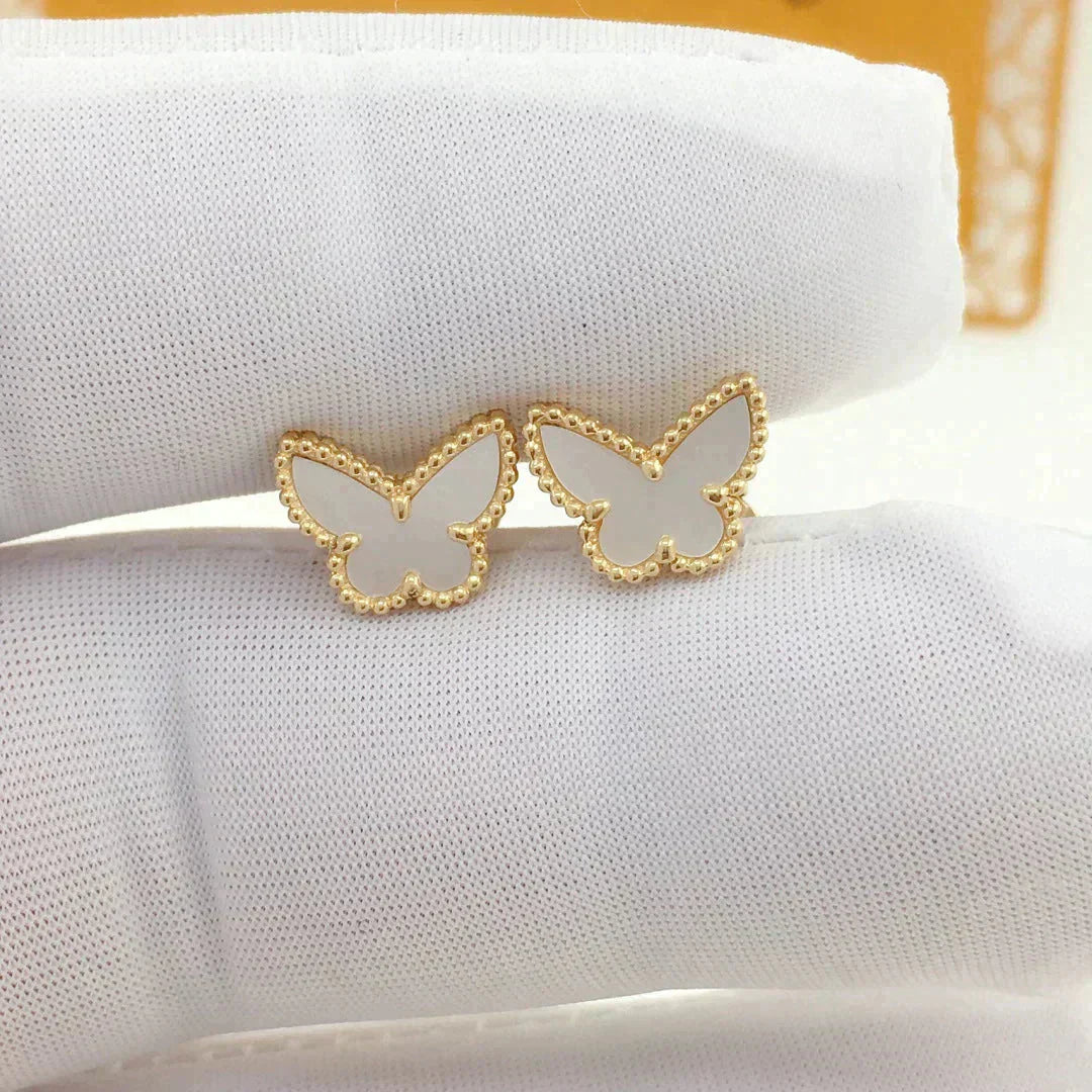 [Psychic Jewelrys]SWEET BUTTERFLY MOP EARSTUDS