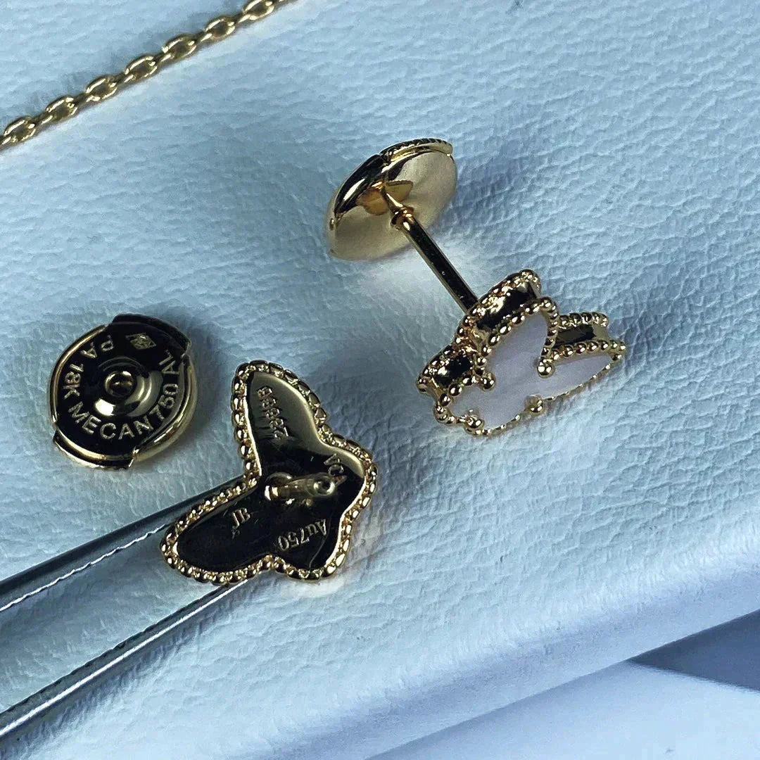 [Psychic Jewelrys]SWEET BUTTERFLY MOP EARSTUDS