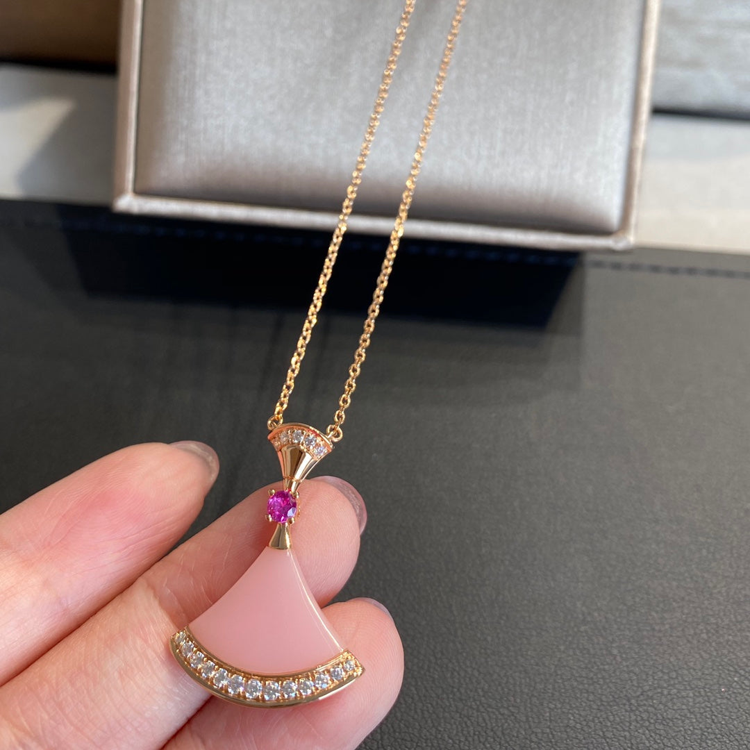 [Psychic Jewelrys]DREAM NECKLACE PINK OPAL