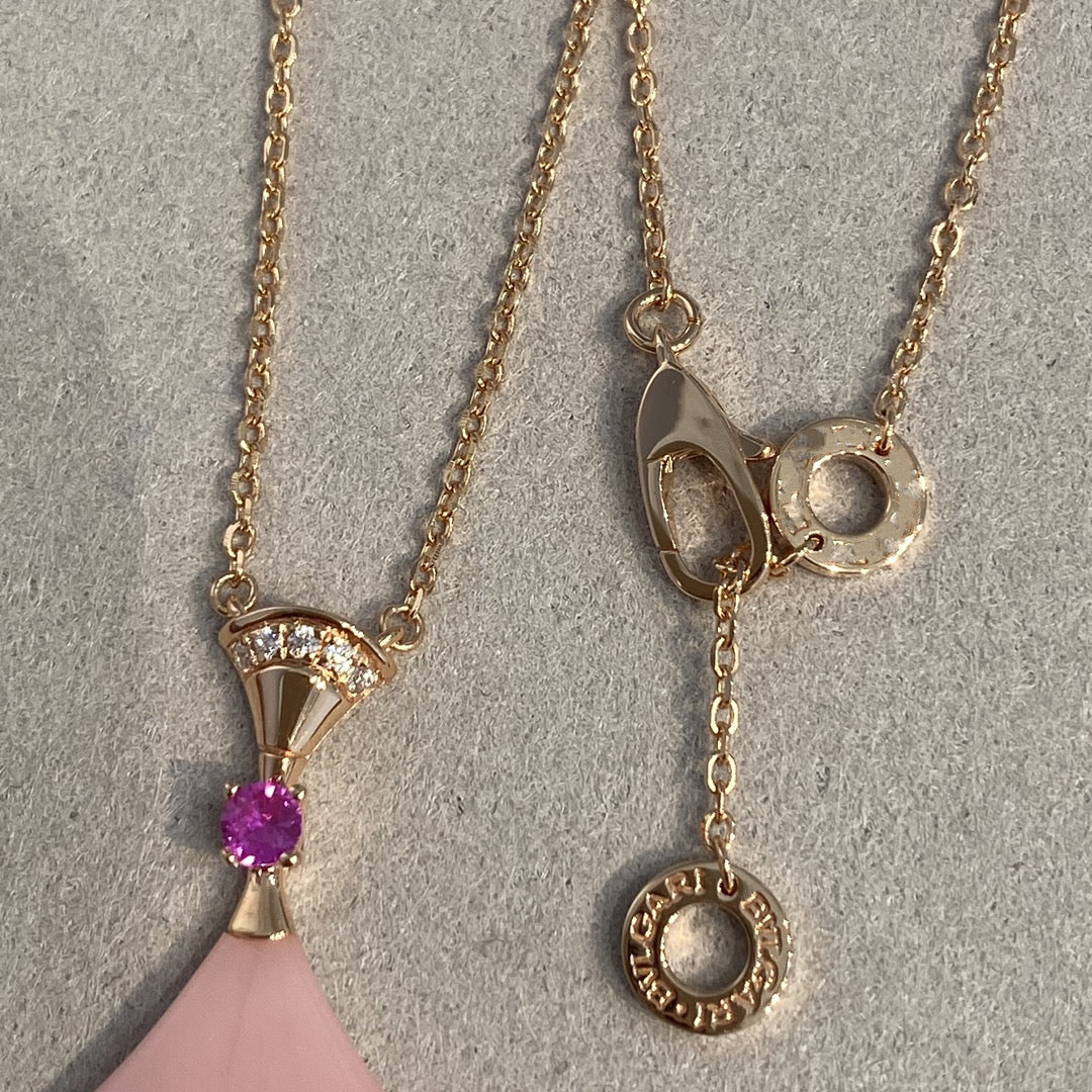 [Psychic Jewelrys]DREAM NECKLACE PINK OPAL