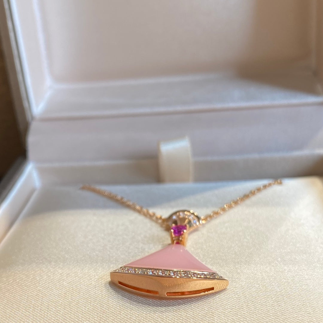 [Psychic Jewelrys]DREAM NECKLACE PINK OPAL