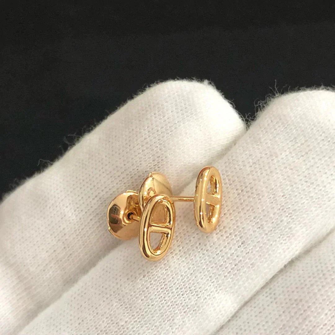 [Psychic Jewelrys]CHAINE SMALL EARRINGS GOLD AND SILVER