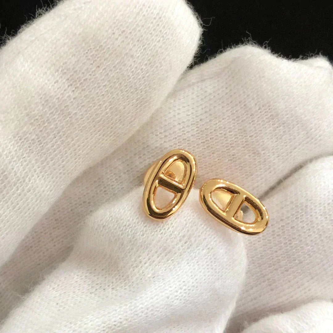 [Psychic Jewelrys]CHAINE SMALL EARRINGS GOLD AND SILVER