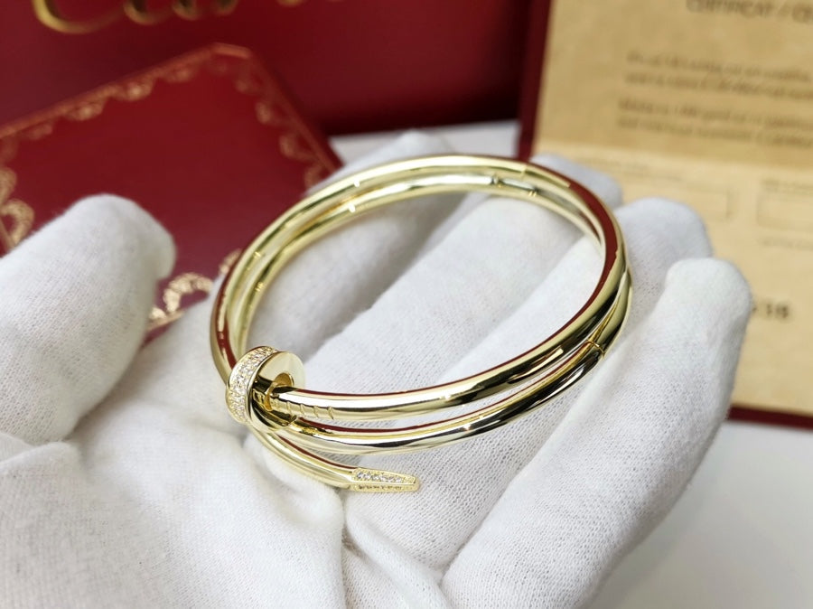 [Psychic Jewelrys]JUSTE BRACELET 3.5MM DOUBLE ROW DIAMOND